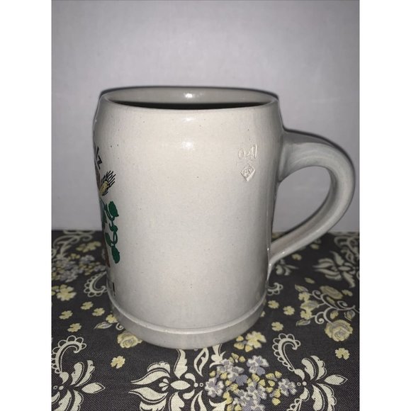 Heavy German Beer Stein Mug Hopfen u.Malz Gott erhalt’s! - Picture 3 of 5